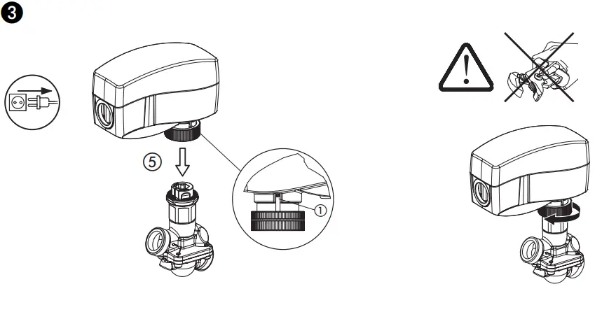 Danfoss-AMV-120-NL-1-wire-actuator-FIG-4