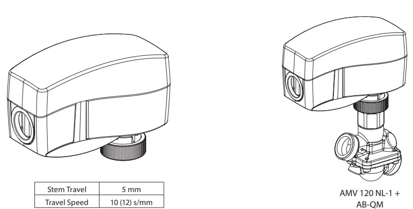 Danfoss-AMV-120-NL-1-wire-actuator-FIG-9