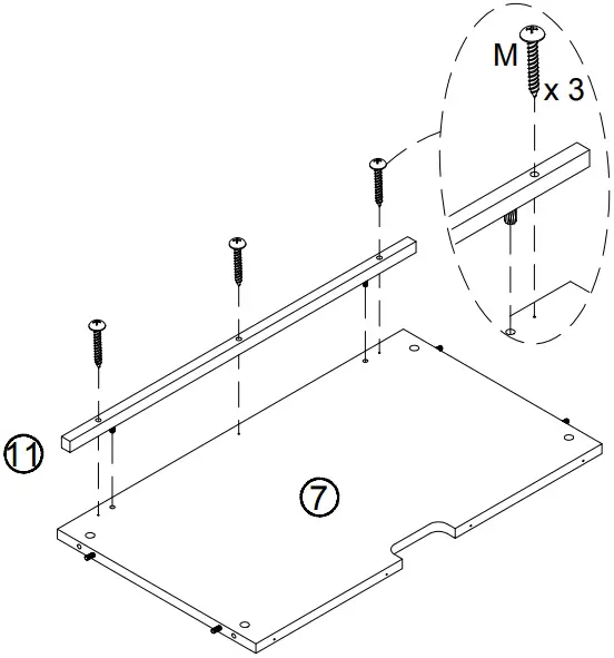 NAPOLEON NEFP30 3620RLB Electric Fireplace Media Console - Fig 1