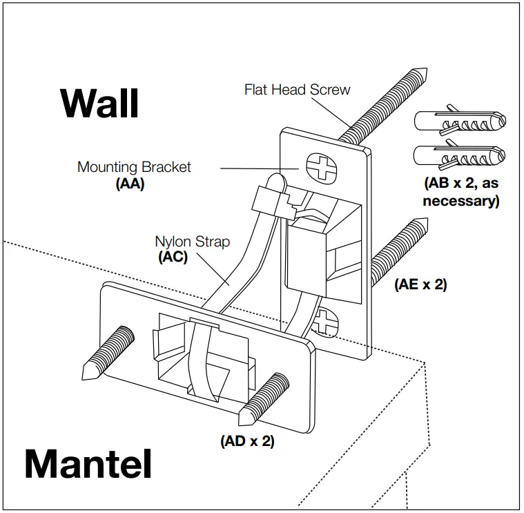 NAPOLEON NEFP30 3620RLB Electric Fireplace Media Console - Fig 20
