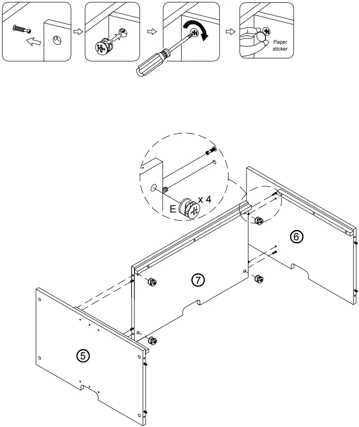 NAPOLEON NEFP30 3620RLB Electric Fireplace Media Console - Fig 5
