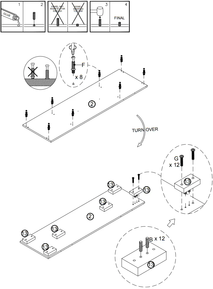 NAPOLEON NEFP30 3620RLB Electric Fireplace Media Console - Fig 6
