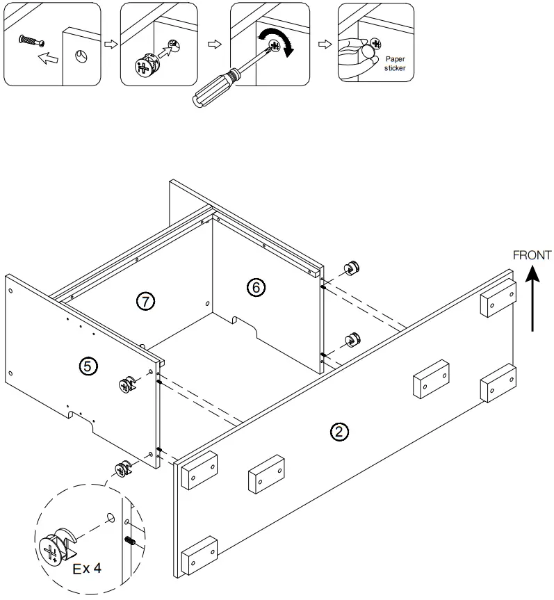 NAPOLEON NEFP30 3620RLB Electric Fireplace Media Console - Fig 7