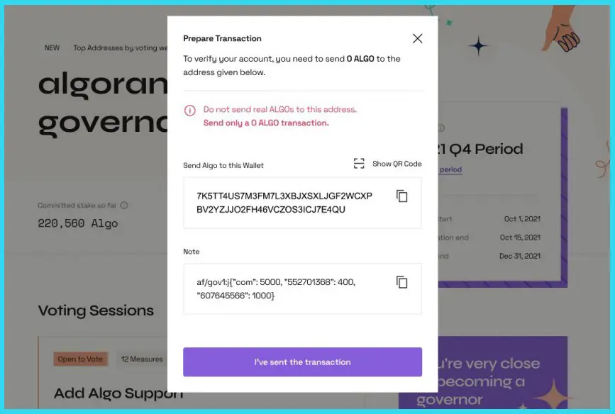 Connection instruction