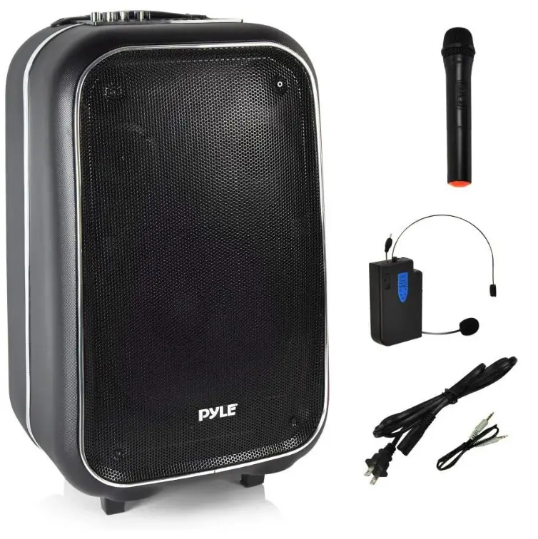 Pyle 12 Inch Full Range Portable Bluetooth Karaoke Loudspeaker