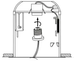 FEIT Electric LED Retrofit Kit Recessed Light - Install the medium base adapter
