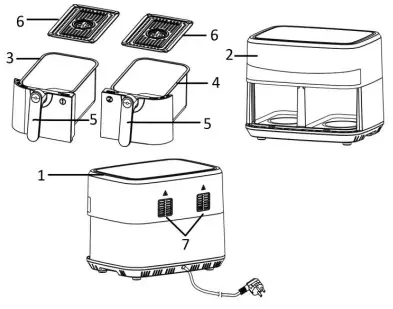 MaxxHome-Air-Fryer-Oil-Free-Deep-Fryer-fig1