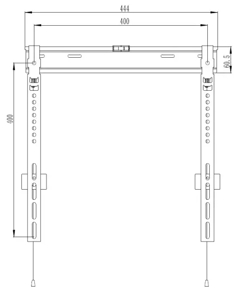 levelone-650363-37-to-55-Inch-Fixed-TV-Wall-Mount-Bracket-fig-1