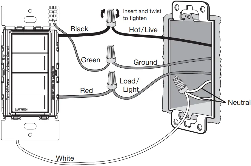 LUTRON RRST-H Sunnata RF Hybrid Keypad Dimmer A05