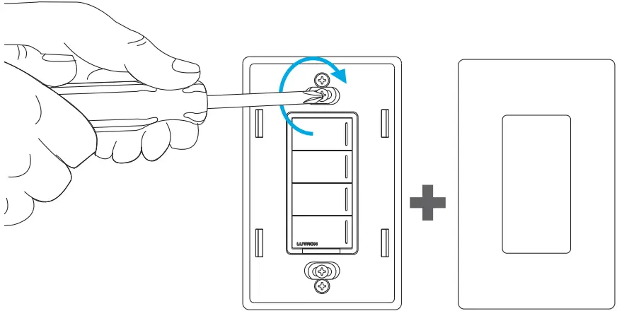 LUTRON RRST-H Sunnata RF Hybrid Keypad Dimmer A07