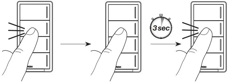 LUTRON RRST-H Sunnata RF Hybrid Keypad Dimmer A10