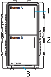LUTRON RRST-H Sunnata RF Hybrid Keypad Dimmer B01