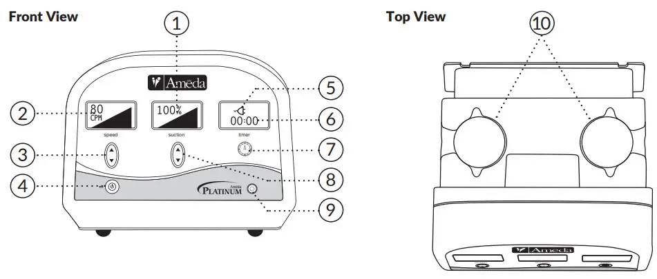 Ameda 17803 Platinum Breast Pump - fig1
