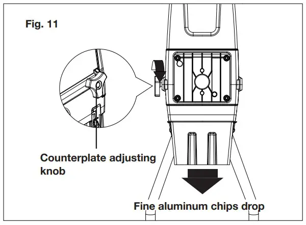 Adjusting the Counterplate
