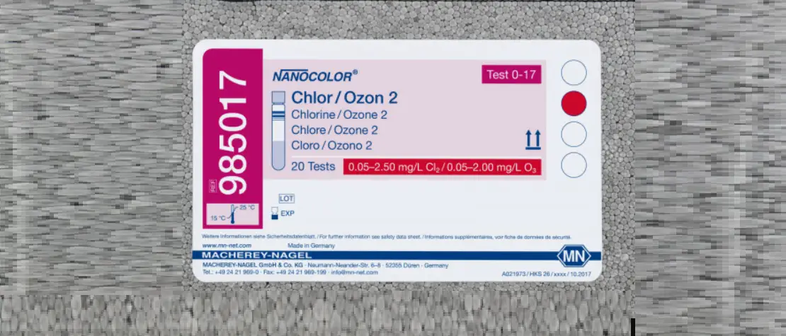 Macherey-nagel 985017 Nanocolor Chlorine-ozone 2 Tube Test Instructions