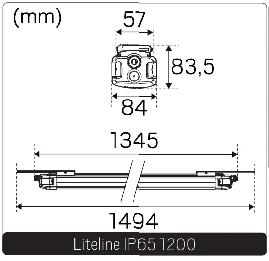 hidealite Liteline IP65 1500 DALI-fig2