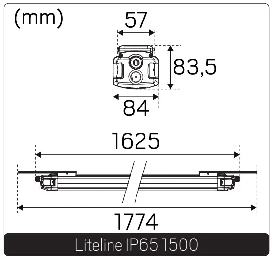hidealite Liteline IP65 1500 DALI-fig3
