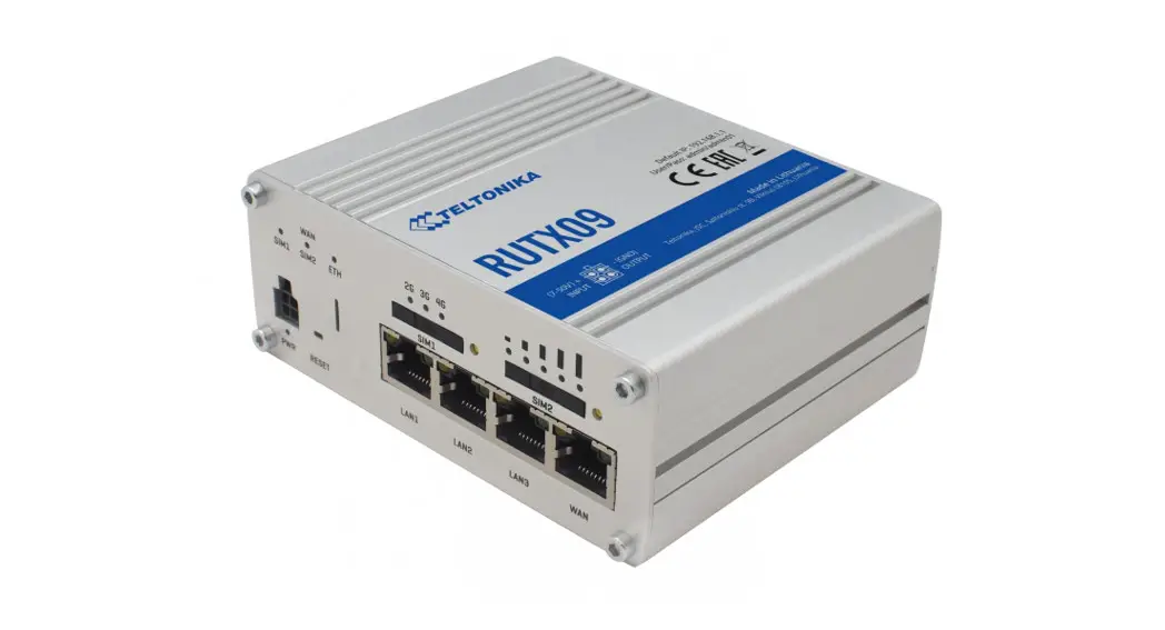 Teltonika Rutx09 Dual Sim Router User Guide