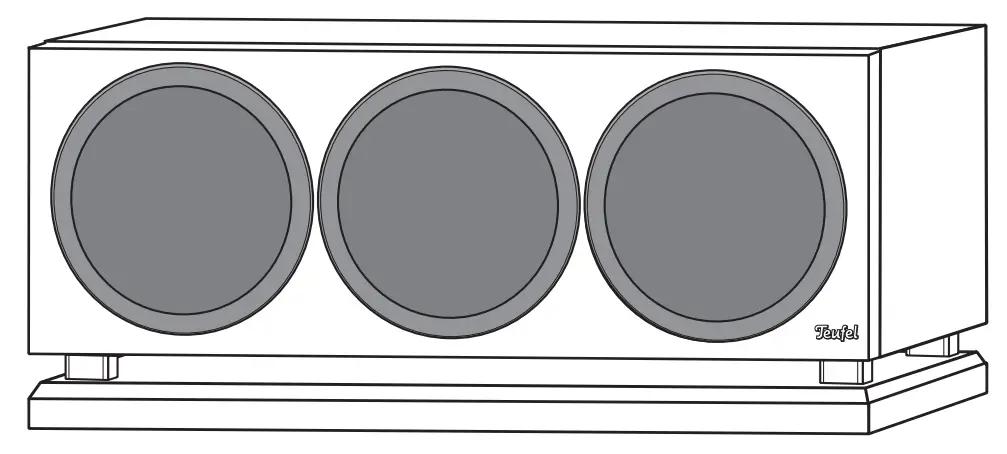 Teufel T500 T500 C 16 Home Cinema Center Speaker