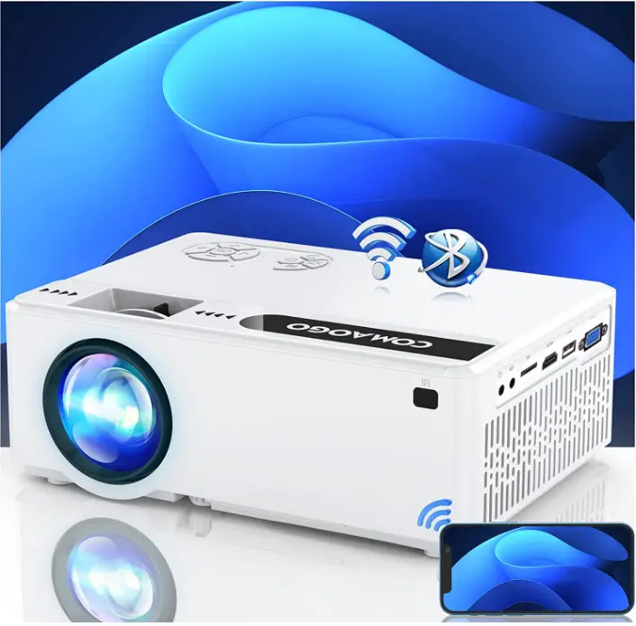 COMAOGO-T002-W Mini-HD-Movie-Projector