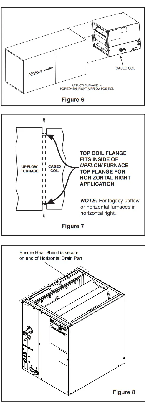 TRANE Technologies 4TXCB004DS3HCC Cased Aluminum Convertible Coil - Fig 1