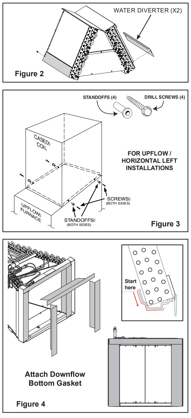 TRANE Technologies 4TXCB004DS3HCC Cased Aluminum Convertible Coil - Fig