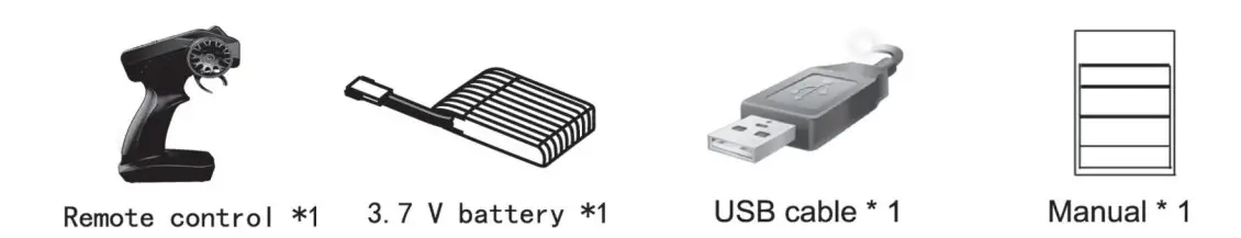 Wohua Toys Factory S911 Mini High Speed Car - Figure 1