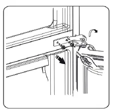 DOMO DO91333C Dark Stainless Steel Fridge Freezer 10