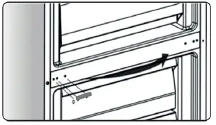 DOMO DO91333C Dark Stainless Steel Fridge Freezer 12