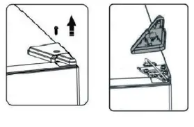 DOMO DO91333C Dark Stainless Steel Fridge Freezer 5