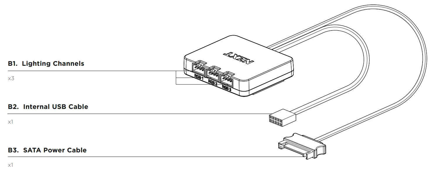 NZXT F SERIES - RGB DUO120MM Dual-Sided RGB Fan - fig 3