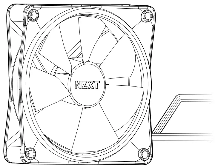 NZXT F SERIES - RGB DUO120MM Dual-Sided RGB Fan