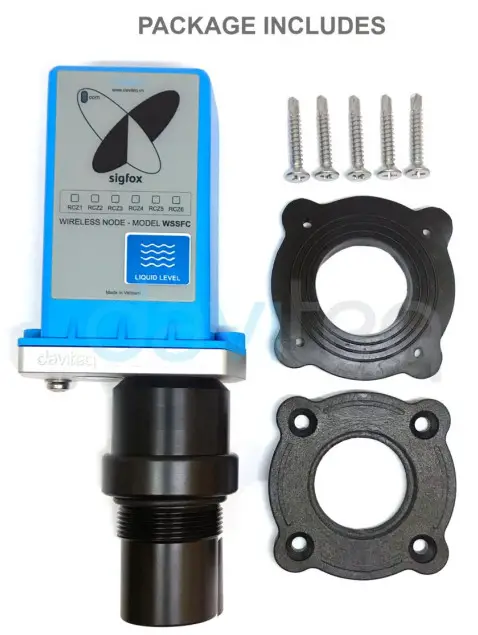 daviteq WSSFC ULC Sigfox Ready Ultrasonic Level Sensor - fig3