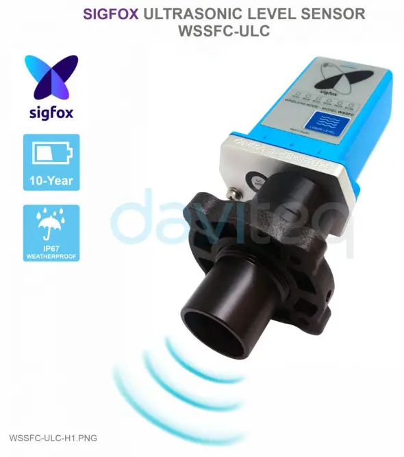 daviteq WSSFC ULC Sigfox Ready Ultrasonic Level Sensor