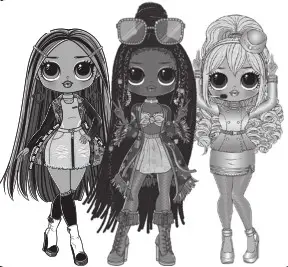 LOL Surprise 576570EUC World Fashion Doll Sunset - fig