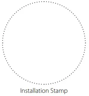 BLAUBERG Vento Eco A50 4 Pro Single Room Reversible Energy Recovery Ventilator - Installation Stamp