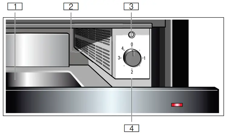 BOSCH BIC630NS1 Series 8 60cm Warmer Drawer-fig4