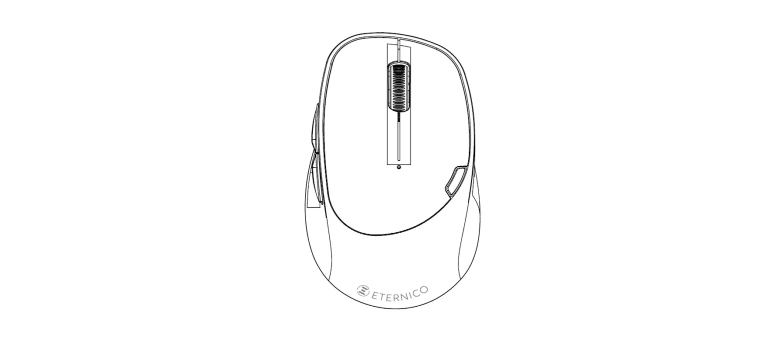 Eternico Aet-ms150sx Wireless 2.4 Ghz Basic Mouse User Manual