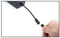 Serta MotionPlus Installation Guide - Uncoil input cord (connected to control box’s power port) and plug it into Power Supply