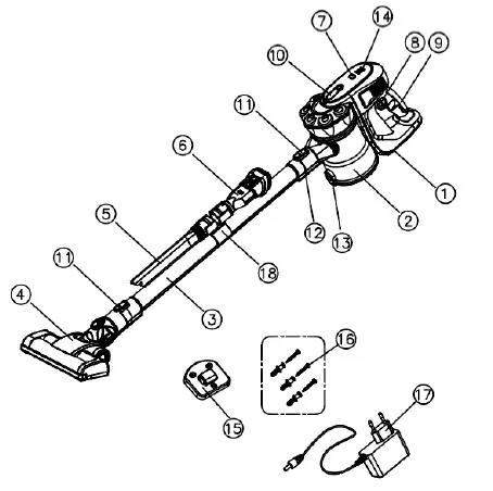 emerio UVC-121660.7 Upright Vacuum Cleaner 2