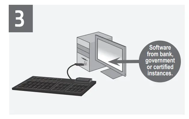 ACT AC5475 Wired Keyboard USB with Smart Card Reader - fig