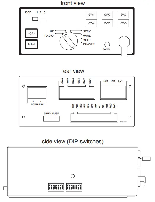 Cell2 SAF206S Electronic Siren - Fig 1