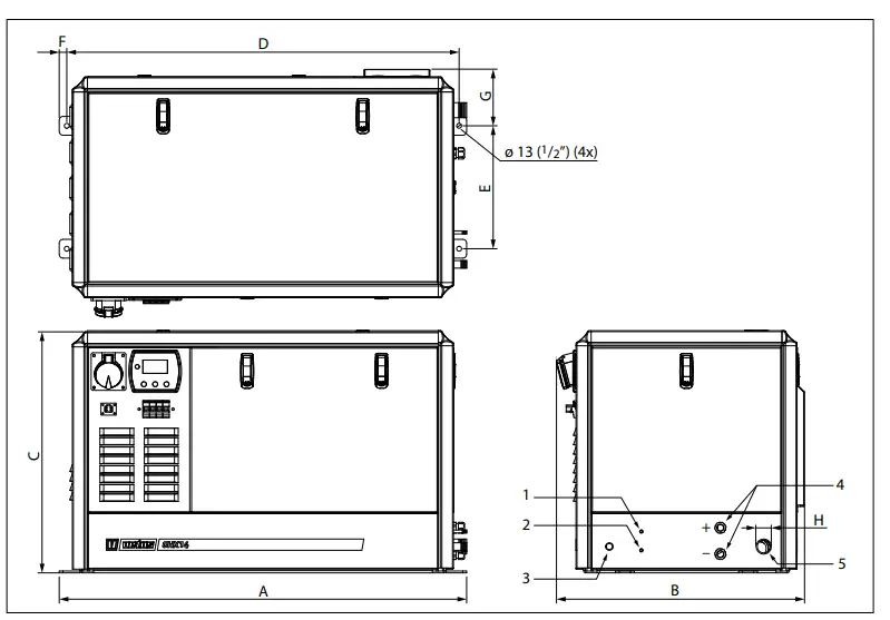 Overall dimensions