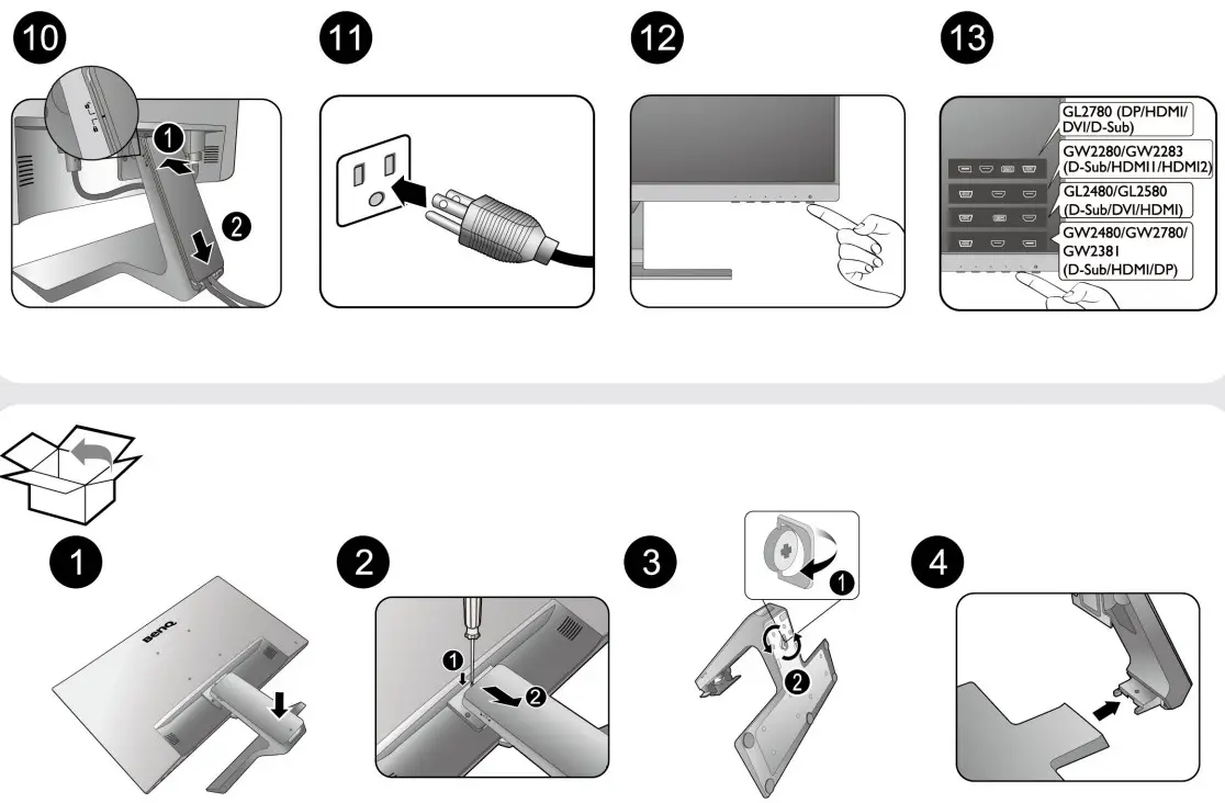 BenQ GW2470ML LCD Stylish Monitor with Eye Care Technology - 4