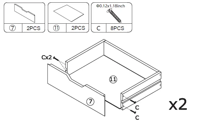 JAXPETY-HG61T0576-Contemporary-Shagreen-Gray-Nightstand-2pcs-FIG- (11)