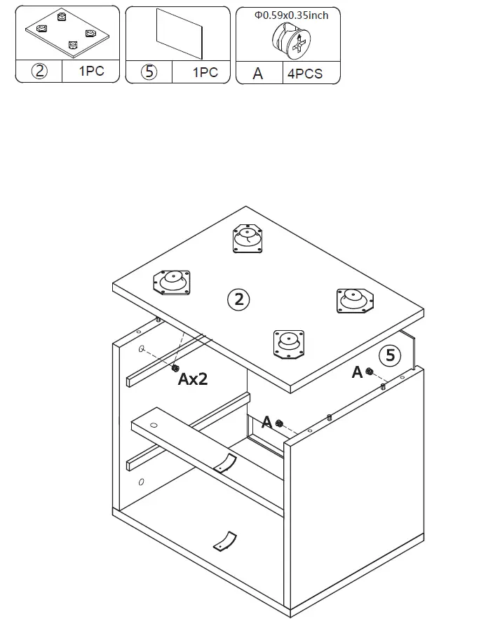 JAXPETY-HG61T0576-Contemporary-Shagreen-Gray-Nightstand-2pcs-FIG- (8)