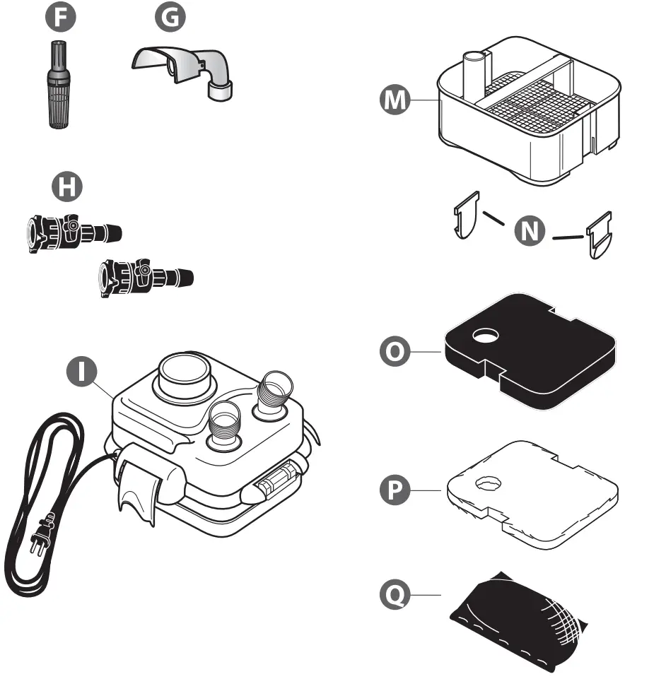 Canister Filter Parts List