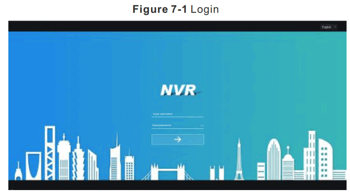 sunell SN-NVR3632E8 Network Video Recorder - Login