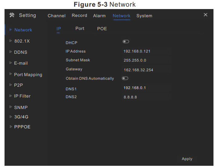 sunell SN-NVR3632E8 Network Video Recorder - Network