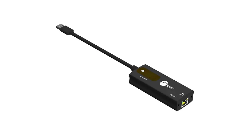 Siig 2ch Dante Usb I/o Adapter User Guide